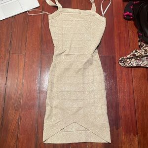 Sparkly bandage dress guess